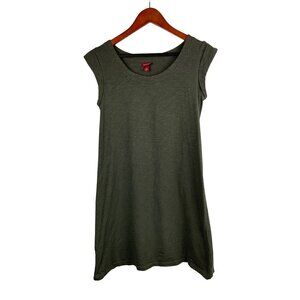 Merona Womens XS Olive Green Sleeveless Shift Dress 100% Cotton